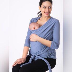 Seraphine skin to skin 3/4 sleeve babywear top size large